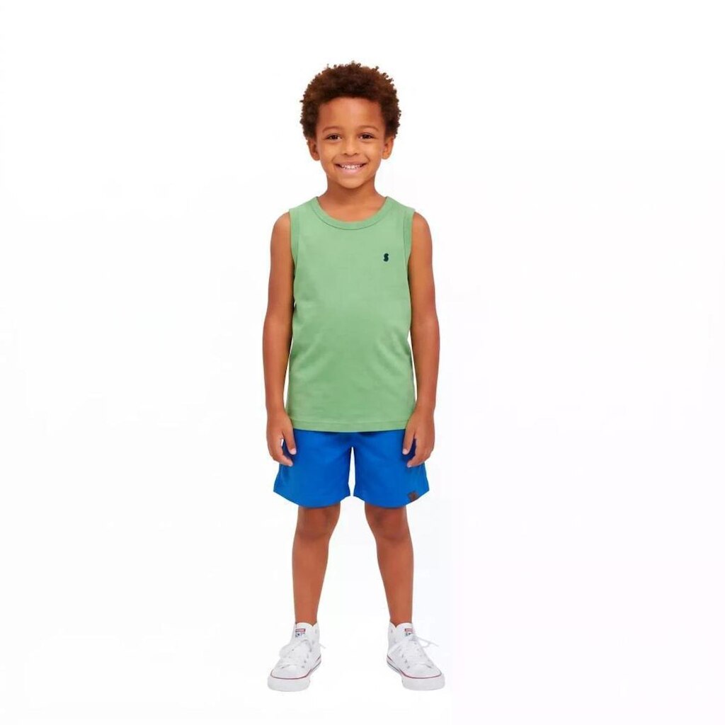 Regata Infantil Menino Basiquinho Fun Alphabeto