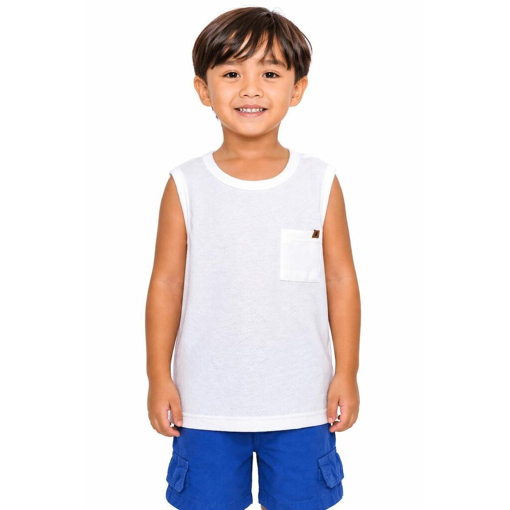 Regata Infantil Menino Tricot Alphabeto