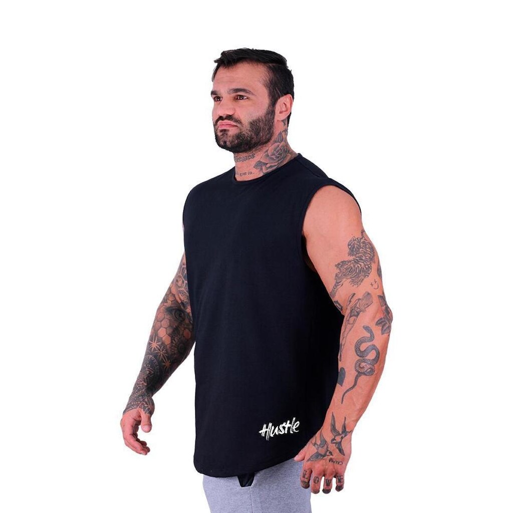Regata Machão Longline MXD Conceito Estampada Fitness