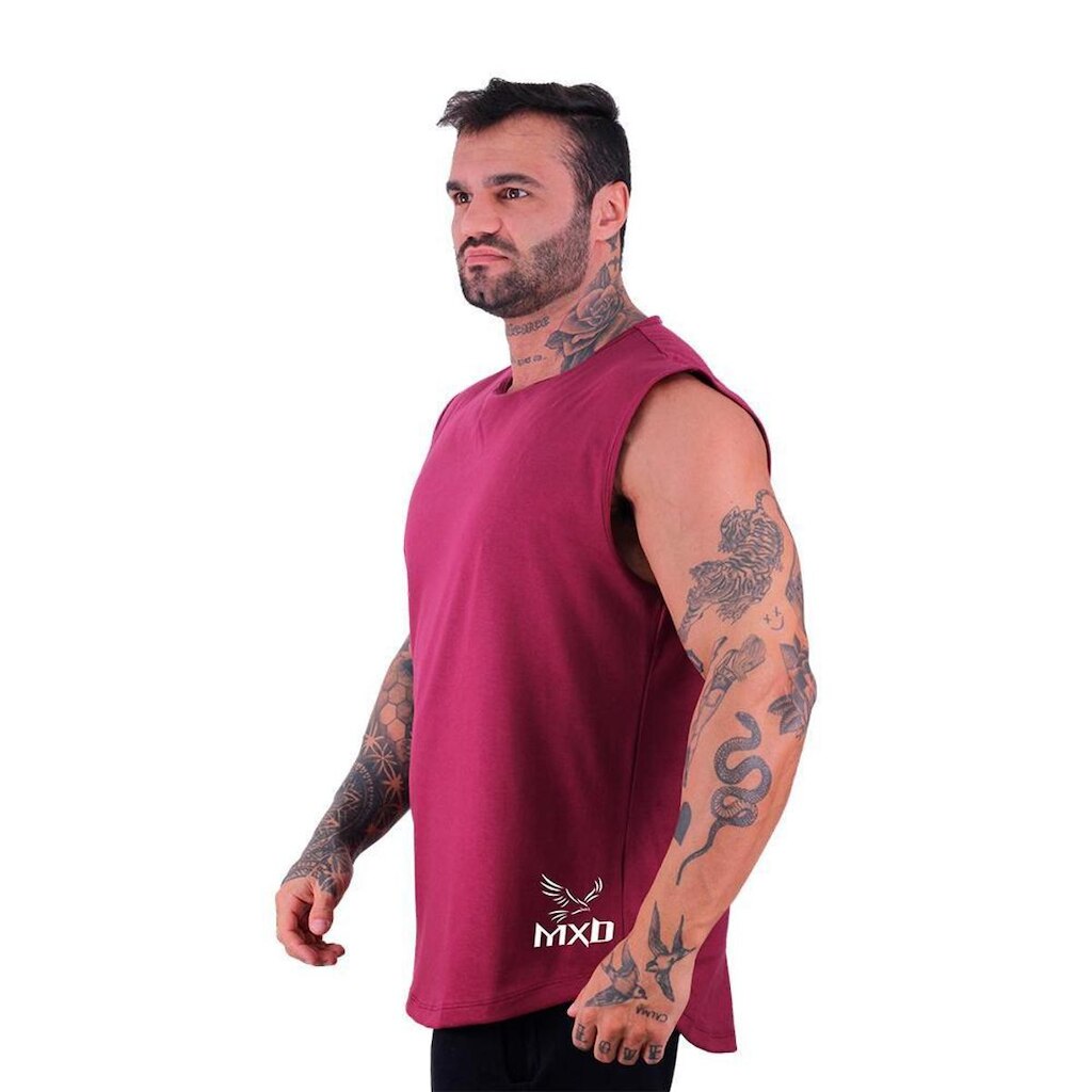 Regata Machão Longline MXD Conceito Estampada Fitness
