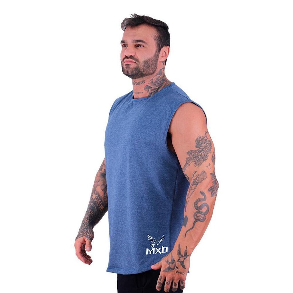 Regata Machão Longline MXD Conceito Estampada Fitness