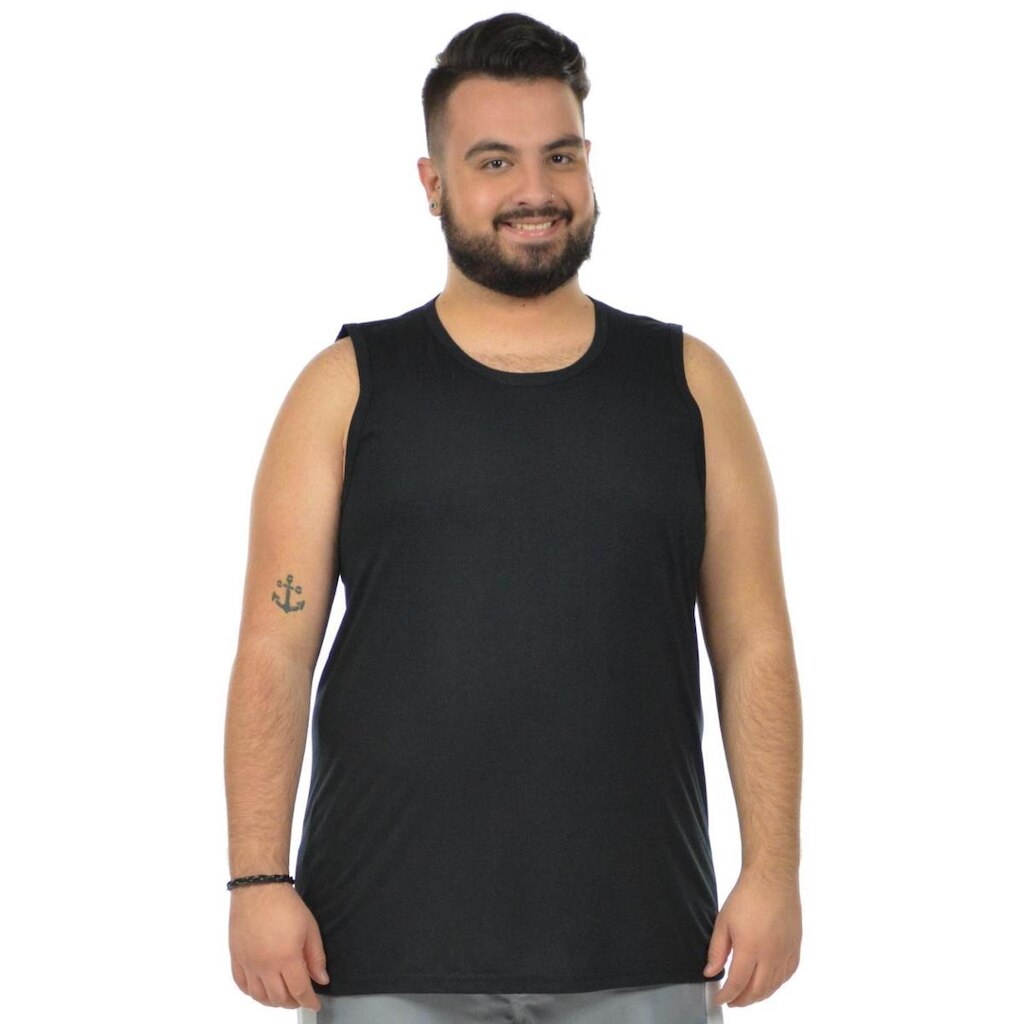 Regata machão malha fria plus size fenomenal(sem elasticidade) Azul royal 50