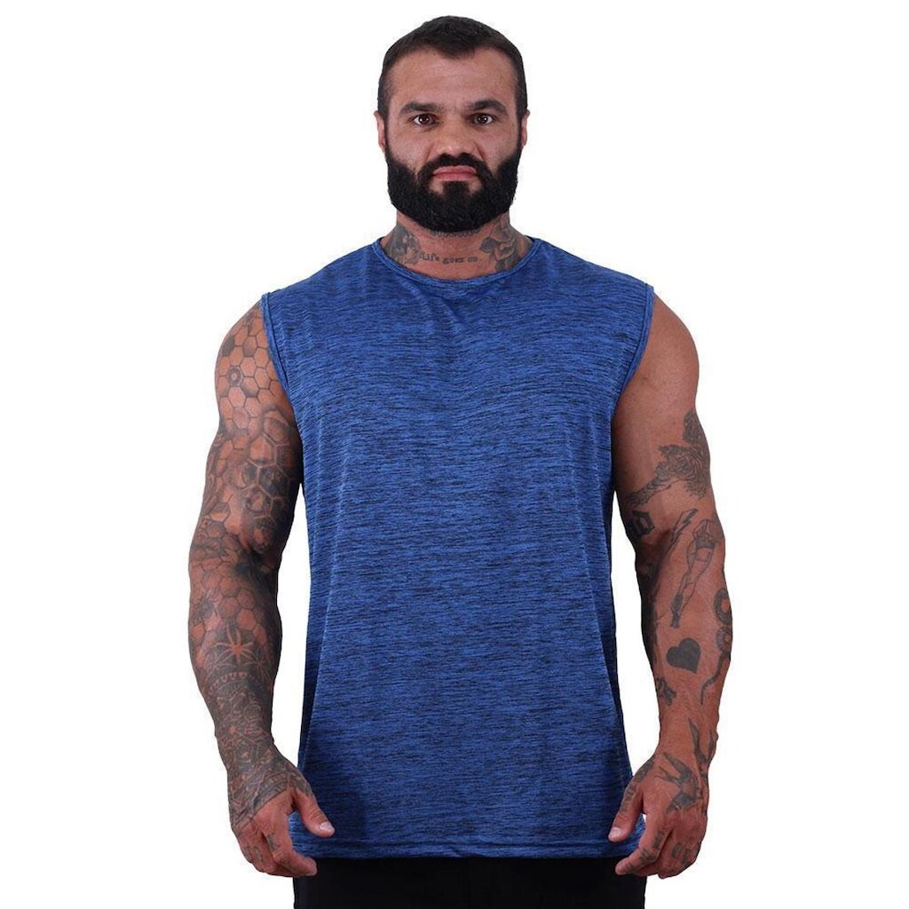 Regata Machão Mxd Conceito Dry 100% Poliéster Rajada