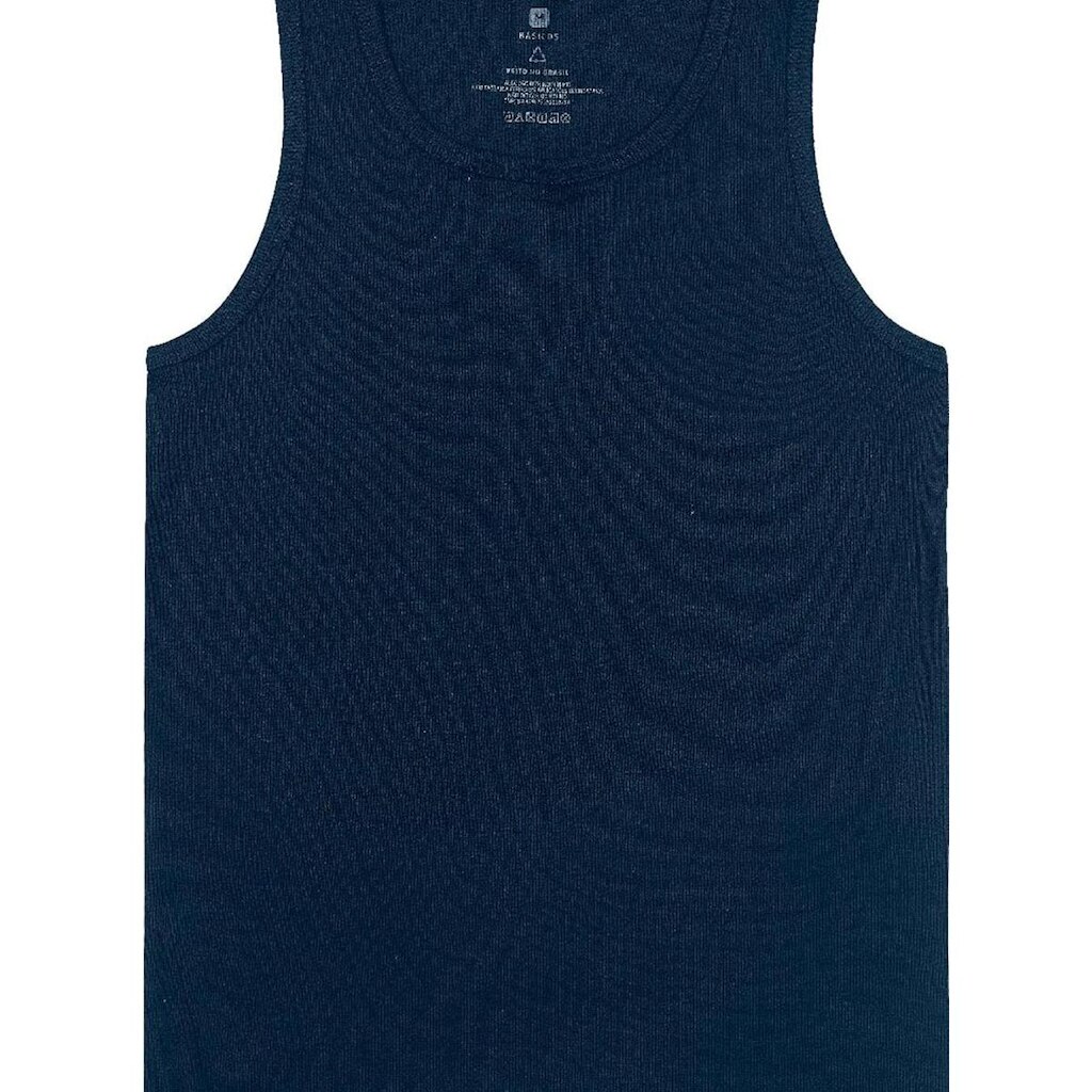 Regata Malwee 1000124200 Masculina Ribana Canelada T. P/XGG
