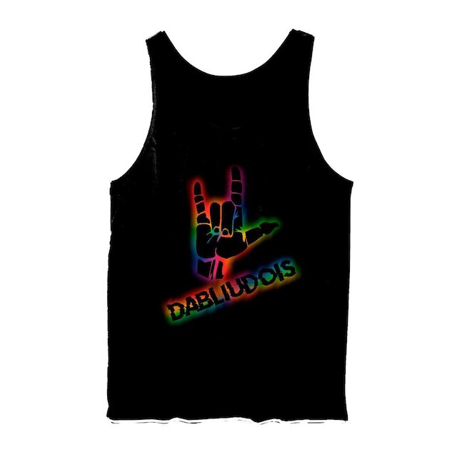 Regata Masculina Blusa Estampada Mão do Rock Verão Casual