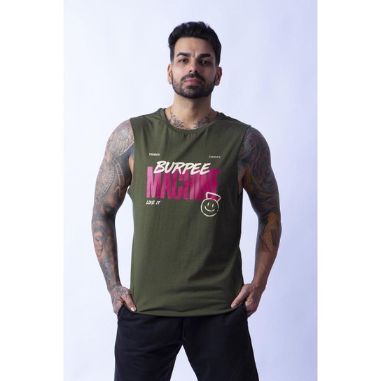 Regata masculina BURPEE MACHINE Teebox - Verde | Zattini
