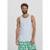 Regata Masculina Regular Em Ribana Canelada - Cinza P - Azul