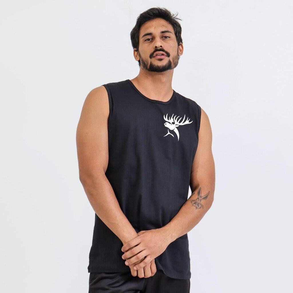 Regata Masculina Titanium Básica Minimalismo e Conforto no Seu Ritmo