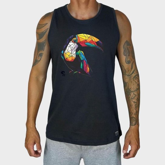 Regata Masculina Toucan Delight Algodão Prime WSS