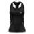 Regata Nadador Feminina Dry Proteção Solar Estampada Raquete - Preto