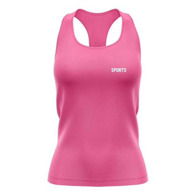 Regata Nadador Feminina Dry Proteção Solar Estampada Sports