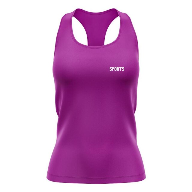 Regata Nadador Feminina Dry Proteção Solar Estampada Sports