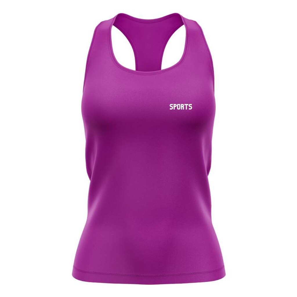 Regata Nadador Feminina Dry Proteção Solar Estampada Sports