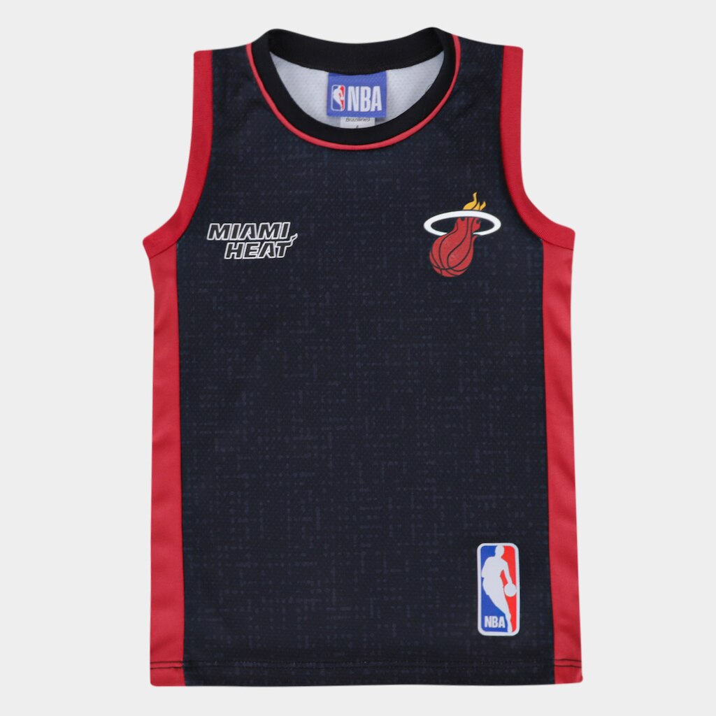 Regata NBA Infantil Miami Heat Terms Braziline