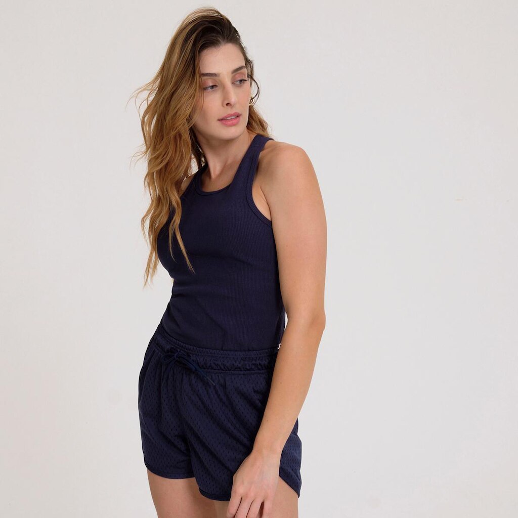 Regata New Balance Canelada Small Logo Feminina