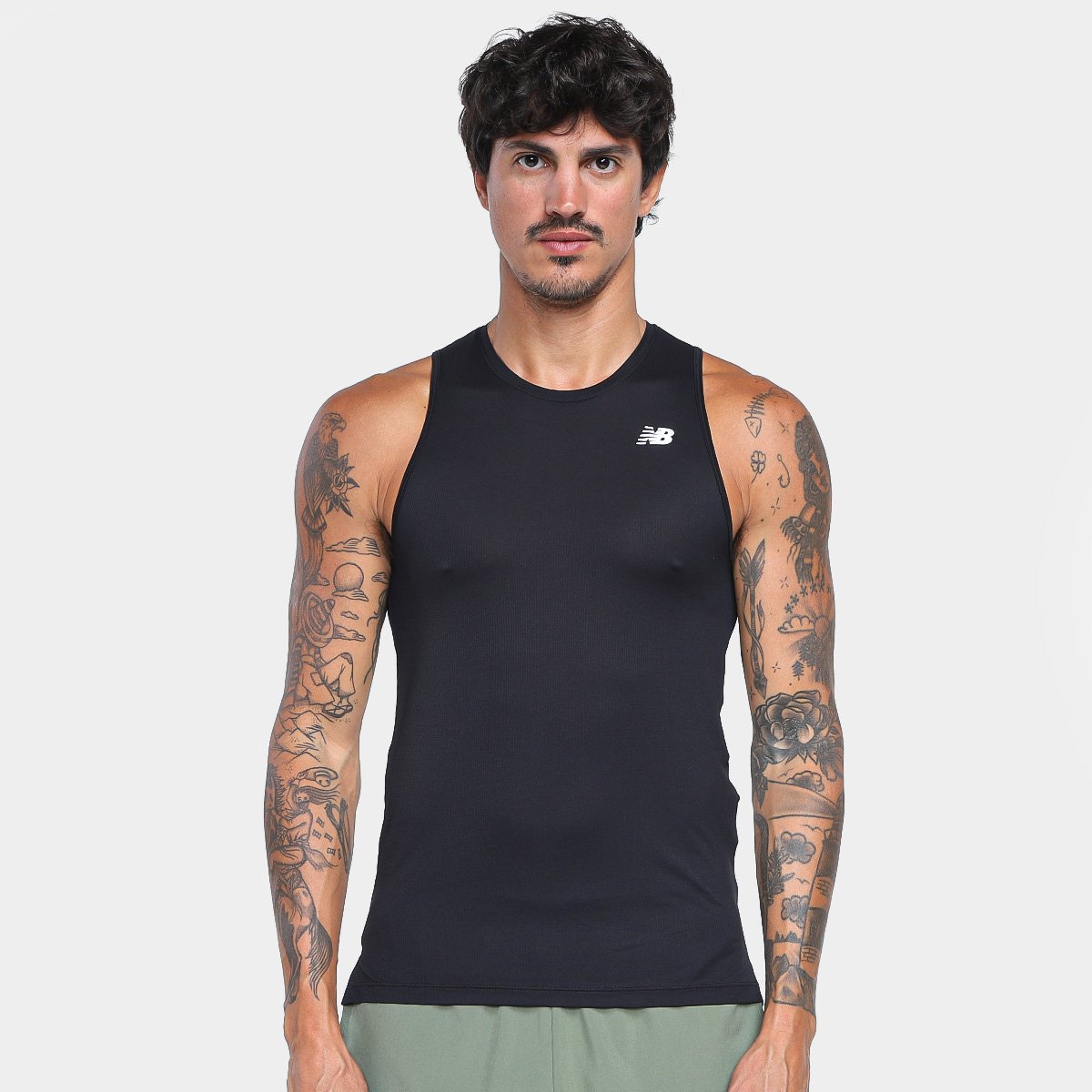 Regata New Balance Sport Essentials Masculina Menor preço em Regata New Balance Sport Essentials Masculina