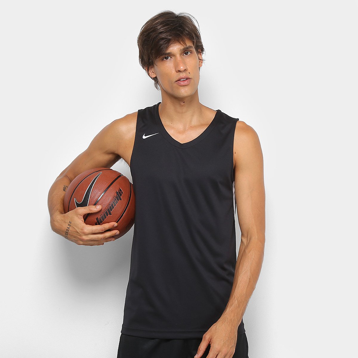 Regata Nike Dri Fit STK Jersey Masculina - Preto+Branco é ruim? Regata Nike Dri Fit STK Jersey Masculina - Preto+Branco é boa?