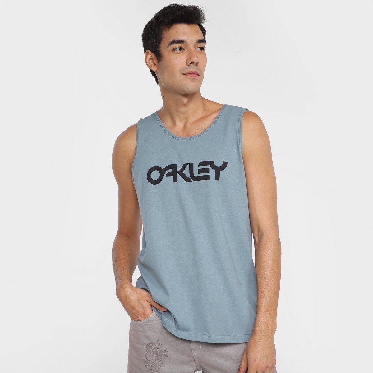 Regata Oakley Mark II Tank Masculina - Grafite Menor preço em Regata Oakley Mark II Tank Masculina - Grafite