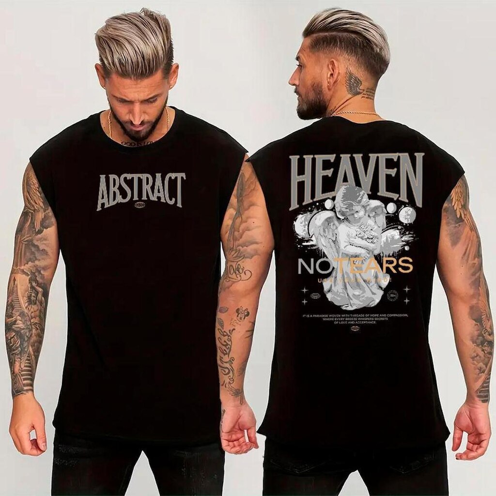 Regata Oversized Masculina‎ Heaven No Tears Angel Abstract Street