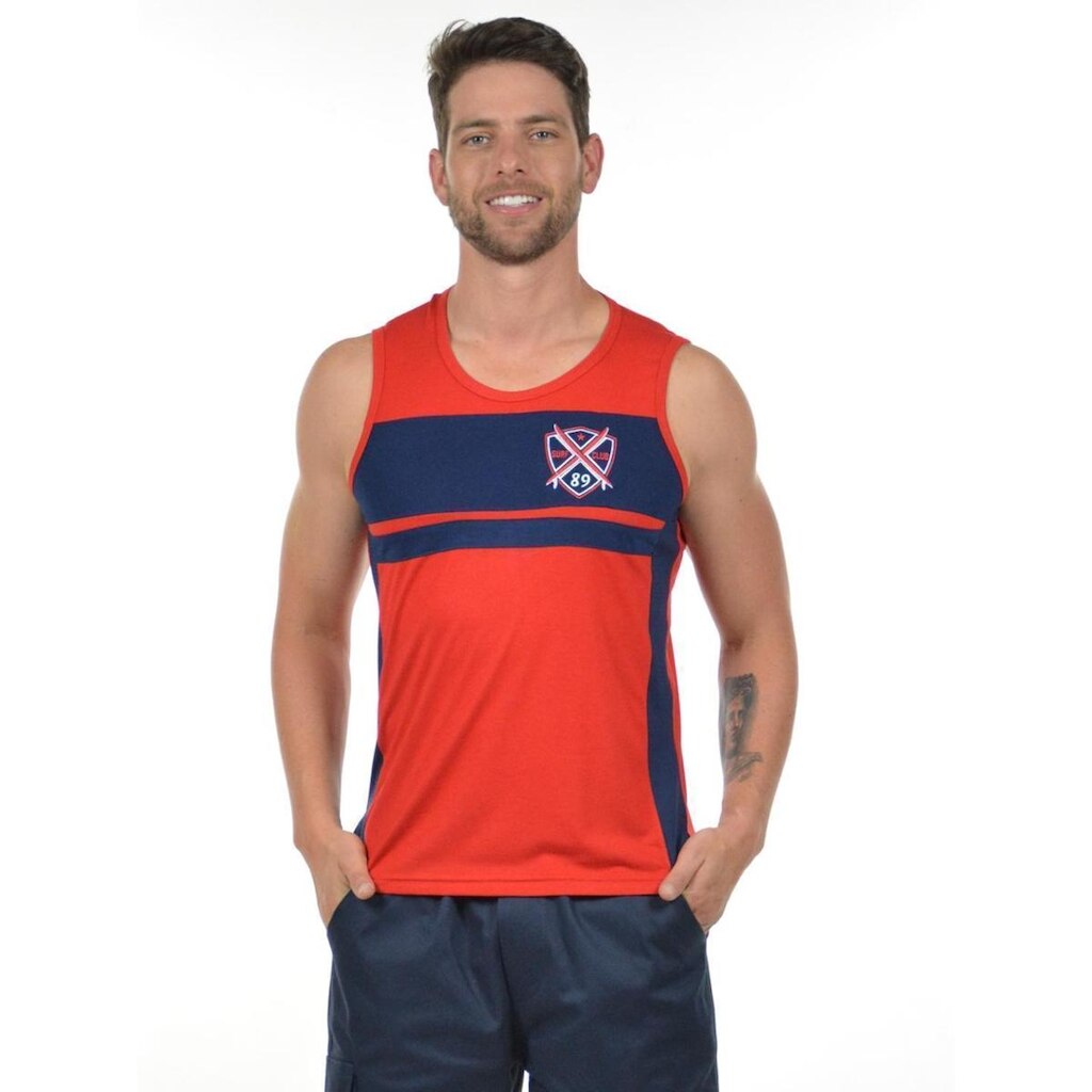 Regata principal fenomenal(sem elasticidade) Vermelho Gg