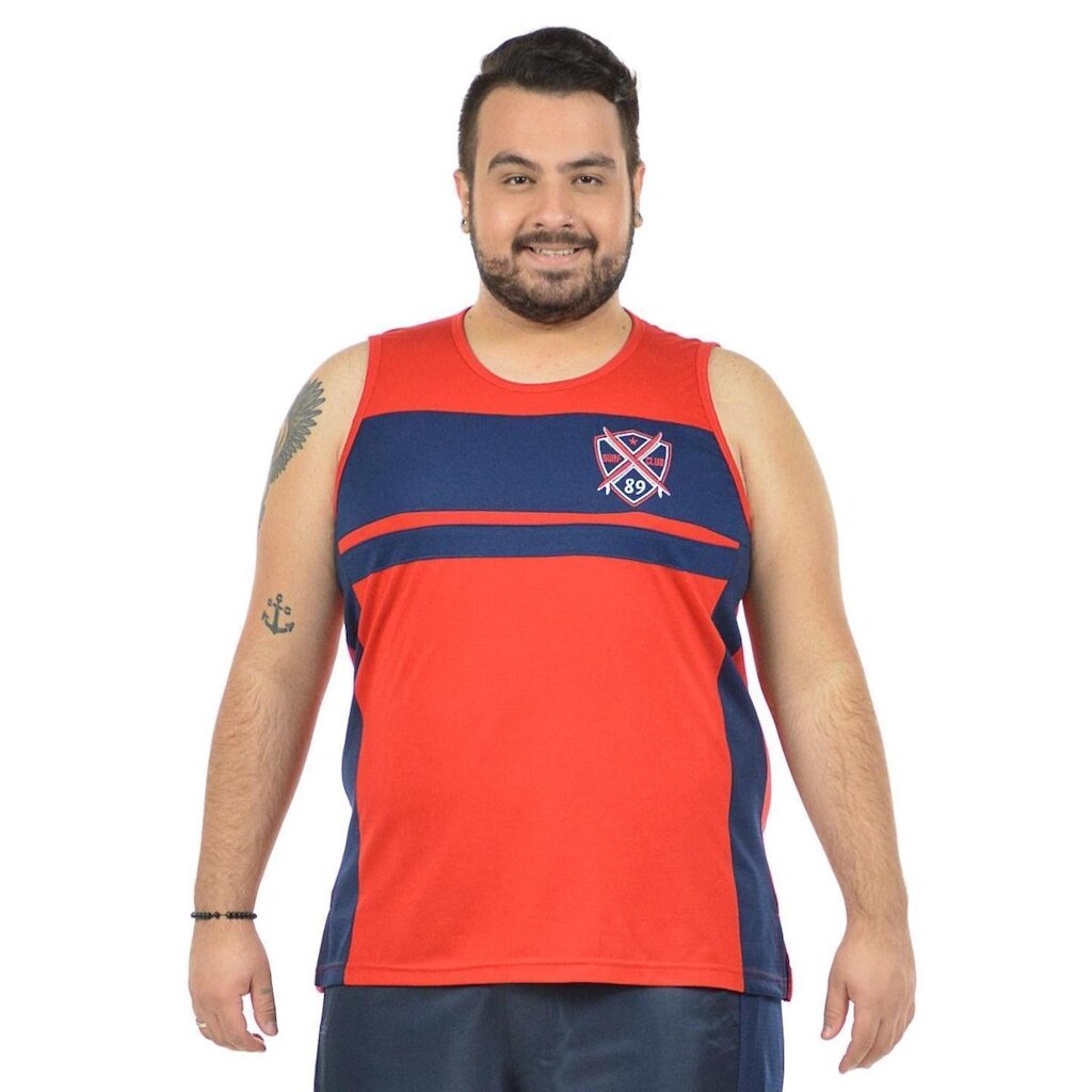 Regata principal plus size fenomenal(sem elasticidade) Preto 52