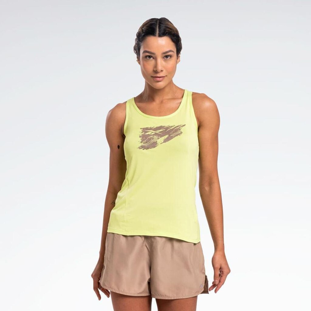 Regata Reebok Race Print Feminino
