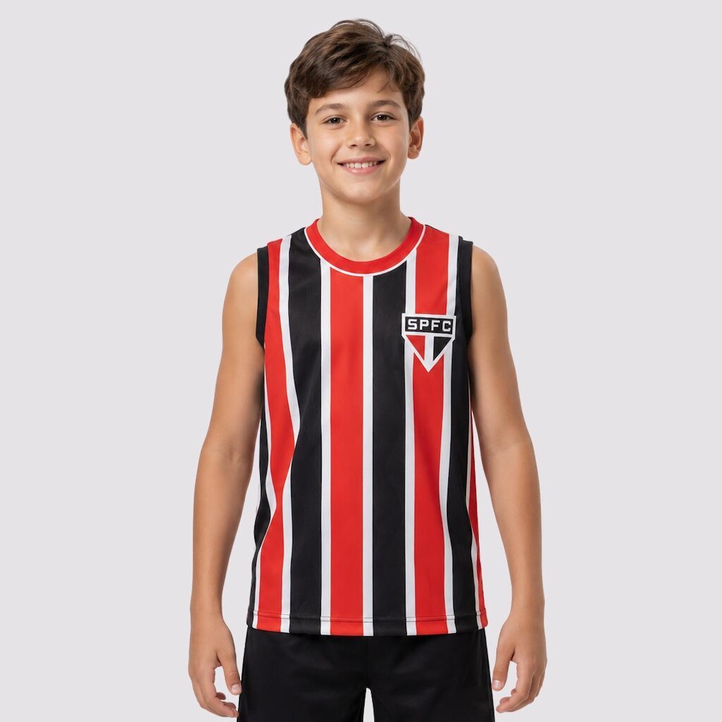 Regata São Paulo Presença Infantil Listrada
