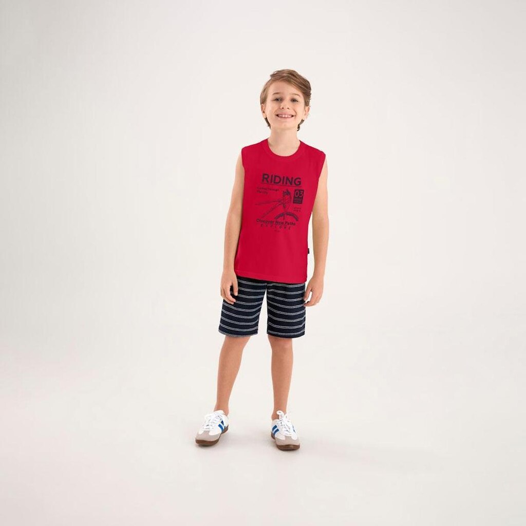 Regata Vermelho Infantil Pulla Bulla Menino - 53850-65