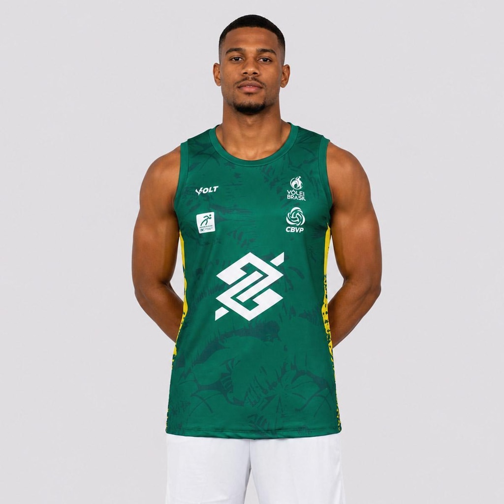 Regata Volt Brasil Vôlei de Praia CBVP 2026 Verde