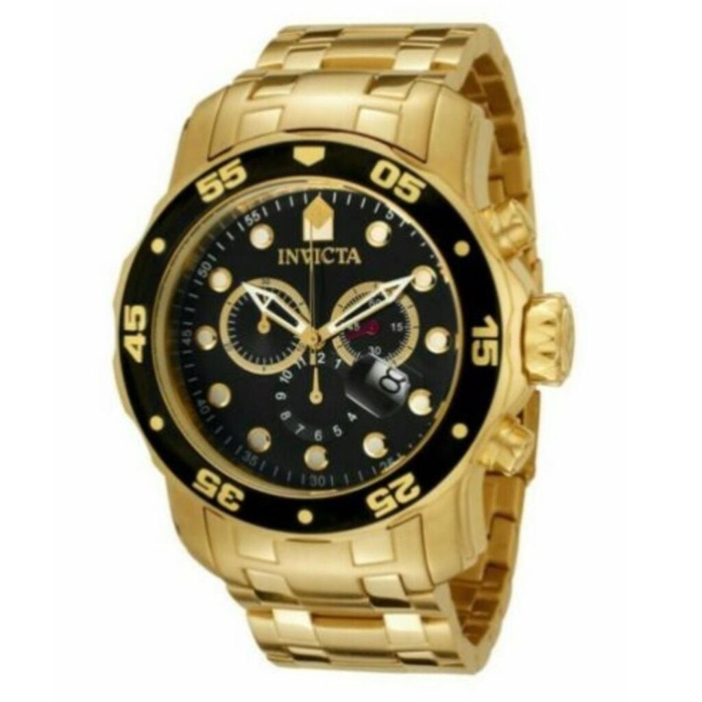Relógio 0072 Pro Diver Invicta Masculino Dourado 48mm