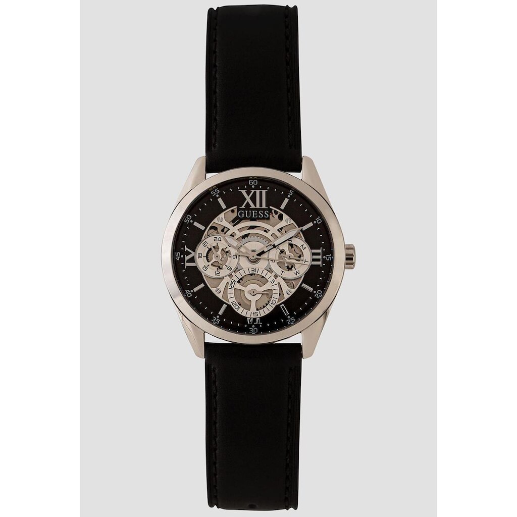 Relógio Analógico Guess Multi Função Prateado Prata