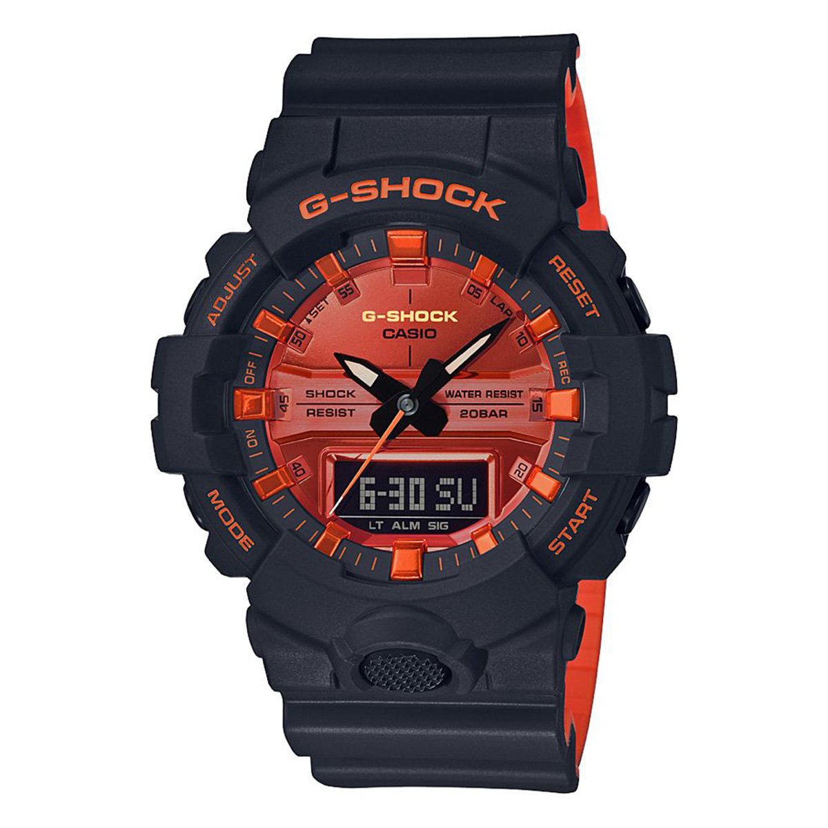 IMAGEM Relógio Casio Analógico Digital GA-800BR Masculino – Preto e Laranja oferta em Promoção, preço barato, cupom de desconto, pechincha e site da loja Clique ➤
Saiba mais detalhes sobre essa oferta no site de loja!
