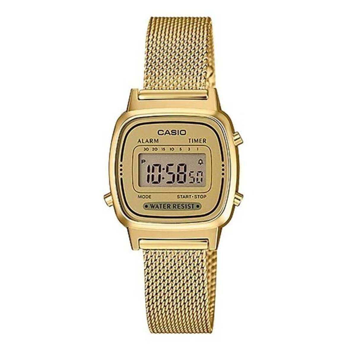 Relógio Casio Feminino Vintage LA670WEMY-9DF | Menor preço com cupom