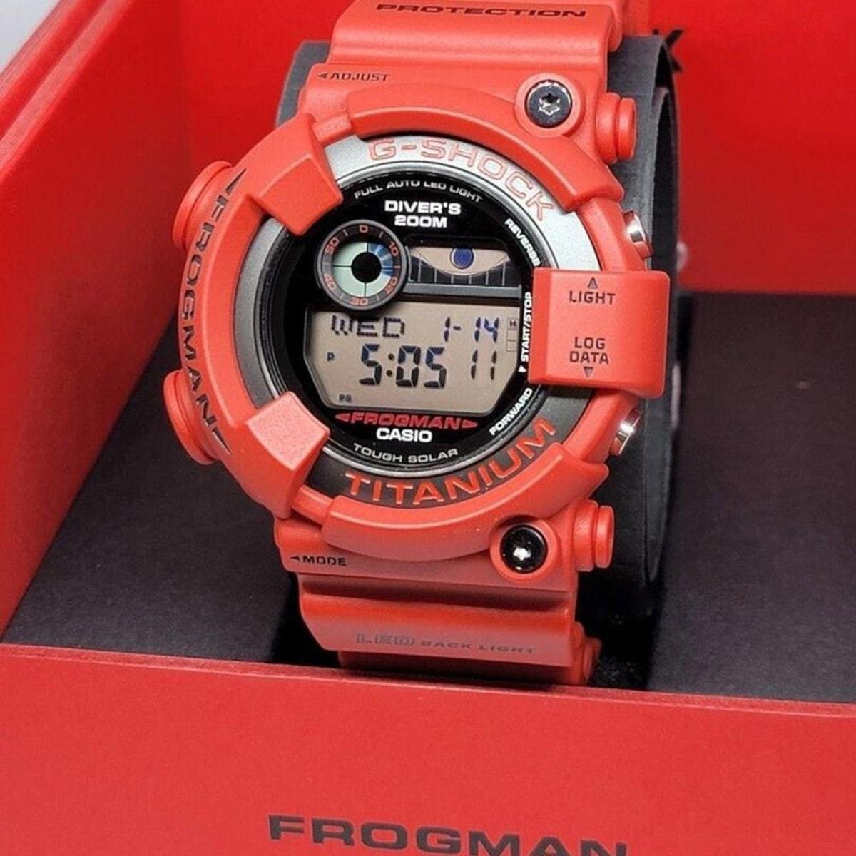 Relógio Casio G-Shock Frogman GW-8230NT-4DR Edição Especial