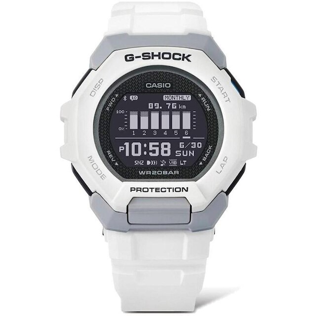 Relógio Casio G-Shock G-Squad Sports GBD-300-7DR Contador de Passos Bluetooth