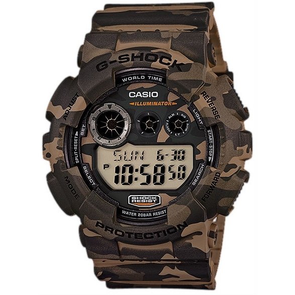 Relógio Casio G-Shock Gd-120Cm -5Dr - Camuflado Menor preço em Relógio Casio G-Shock Gd-120Cm -5Dr - Camuflado