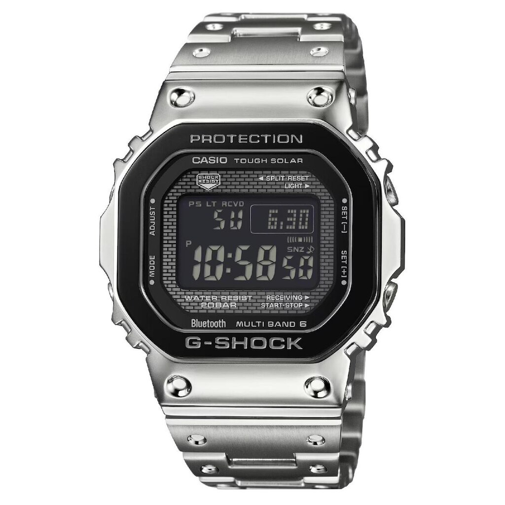 Relógio Casio G-SHOCK GMW-B5000BT-1 Bluetooth e Tough Solar