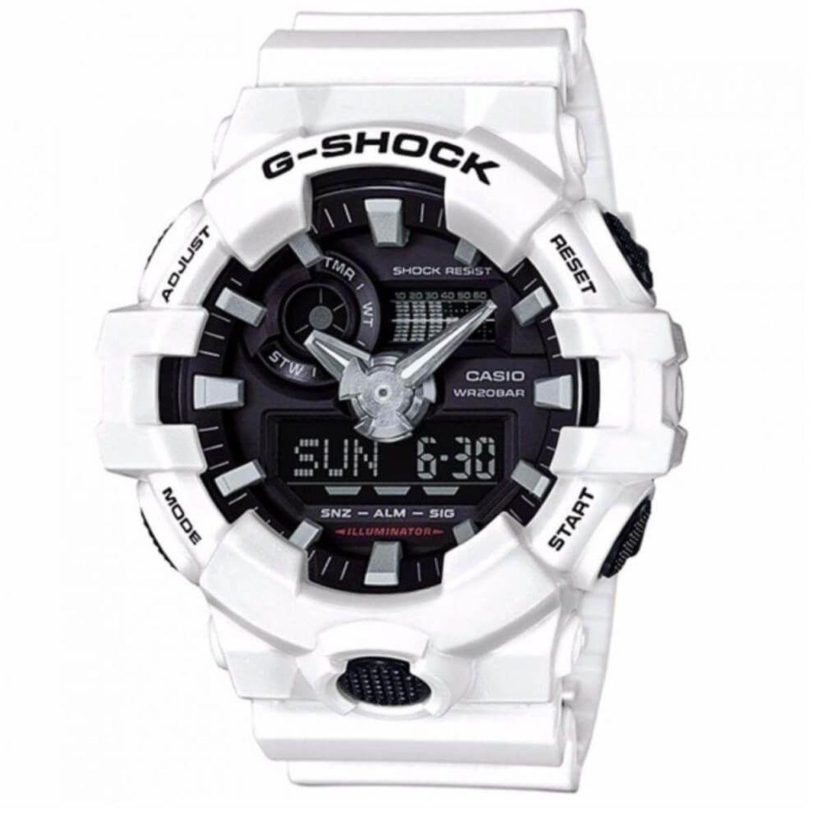 relogio g shock branco replica