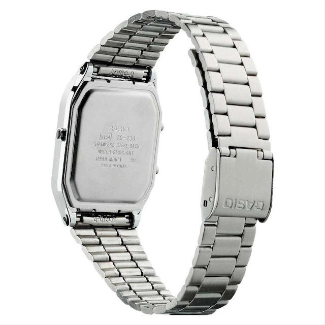 Relógio Casio Vintage AQ-230A-2A1MQYDF Prata e Azul