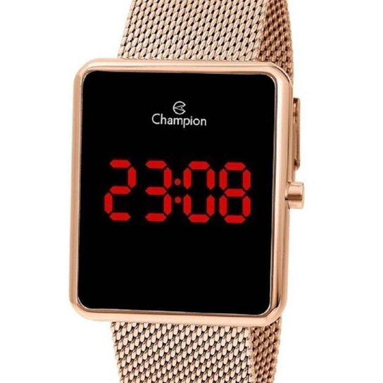 Relógio Champion Digital ch40080p Feminino - Rose Gold