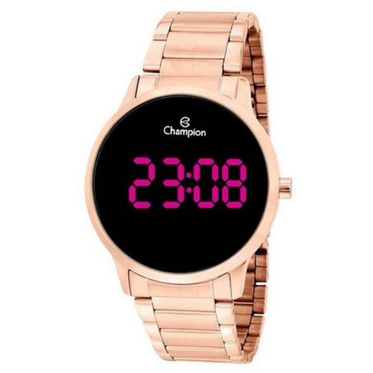 relógio rose gold smartwatch