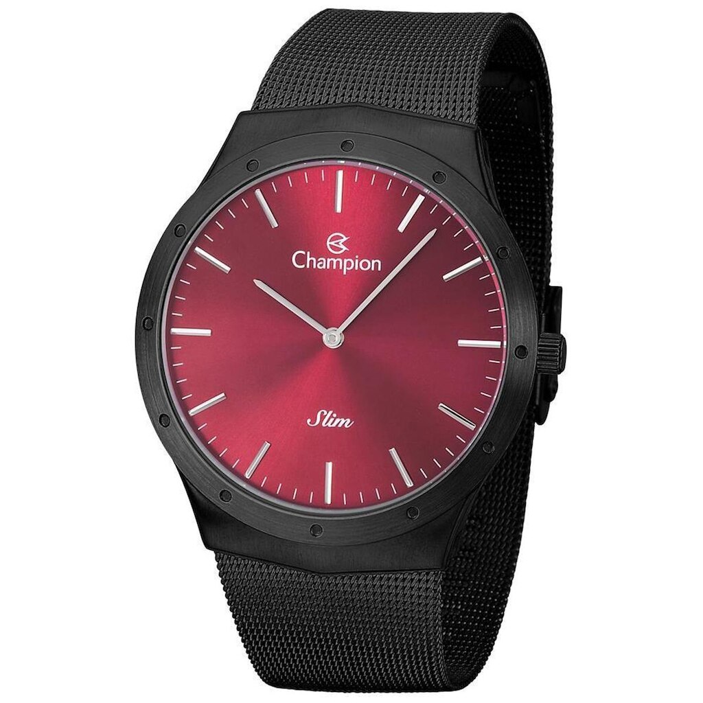 Relógio Champion Slim Mesh Black