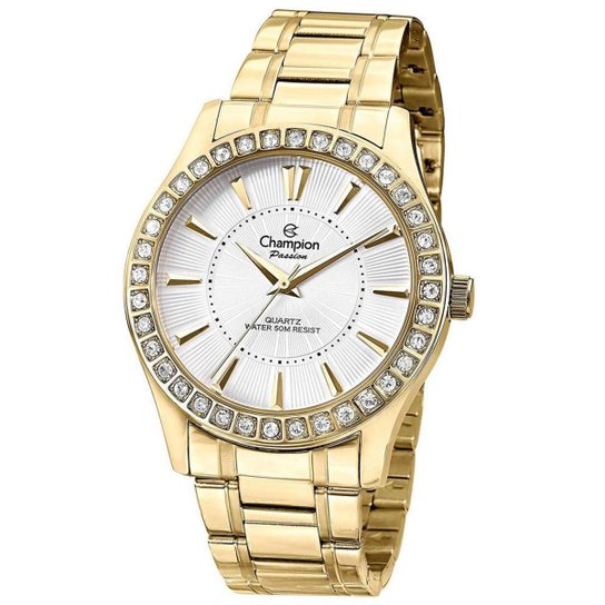 Relógio Champion Social CN28722H Feminino - Dourado