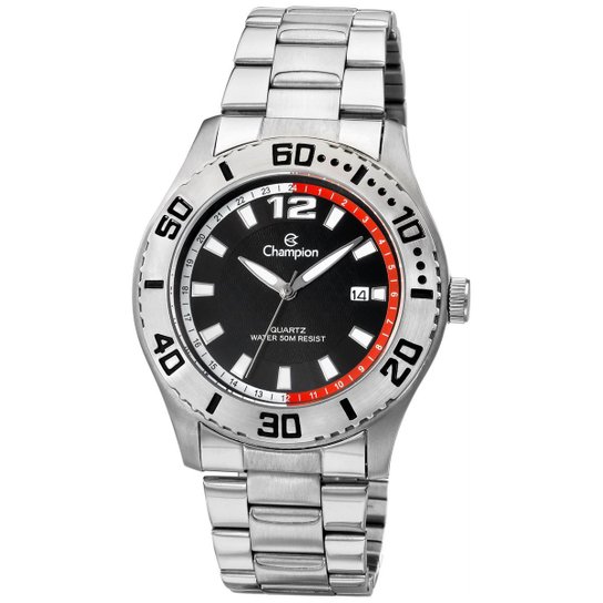 Relógio Champion Sport CA30249T Analógico Feminino - Prata+Preto