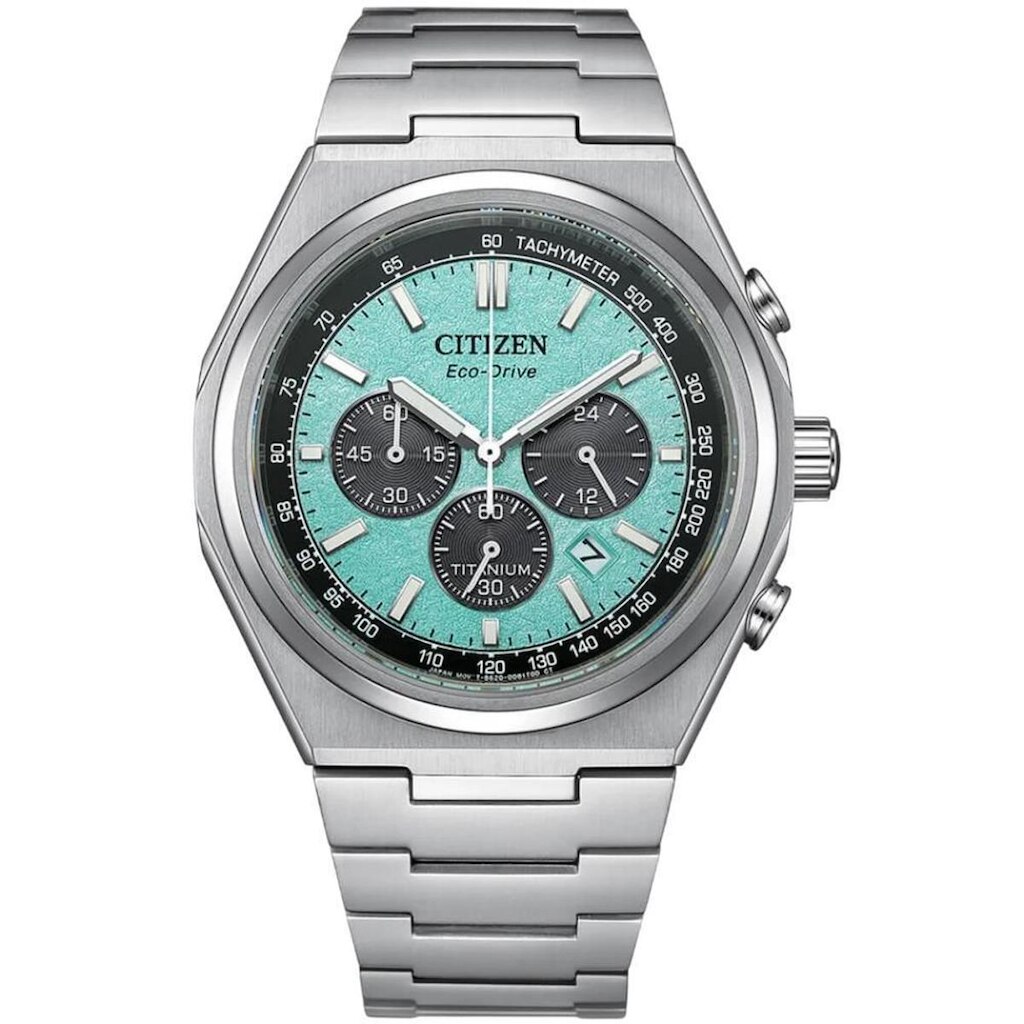 Relógio Citizen Masculino Ref: Ca4610-85m Solar Titânio Cronógrafo Eco-Drive