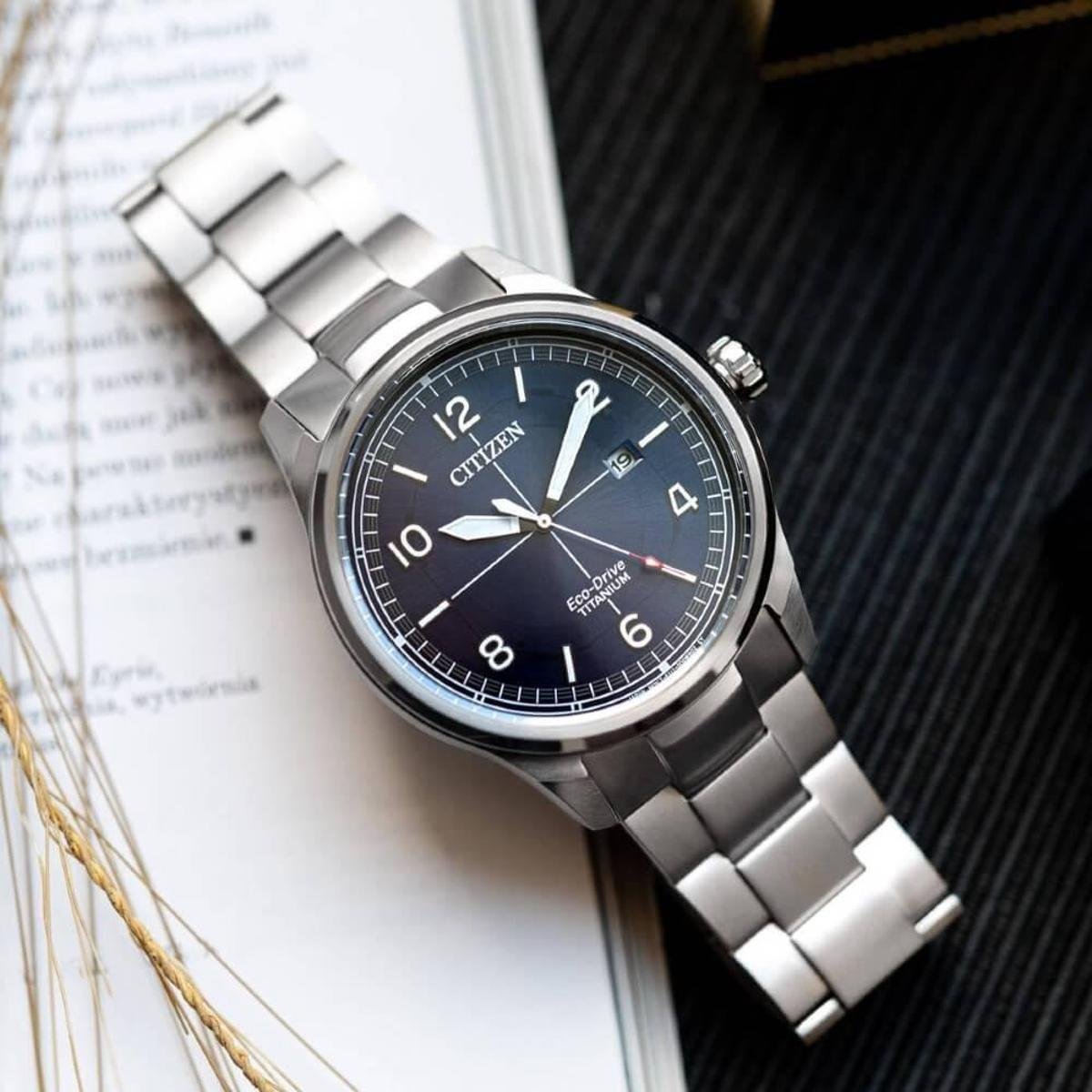 Relógio Citizen Super Titanium Eco-Drive Masculino BM7570-80L