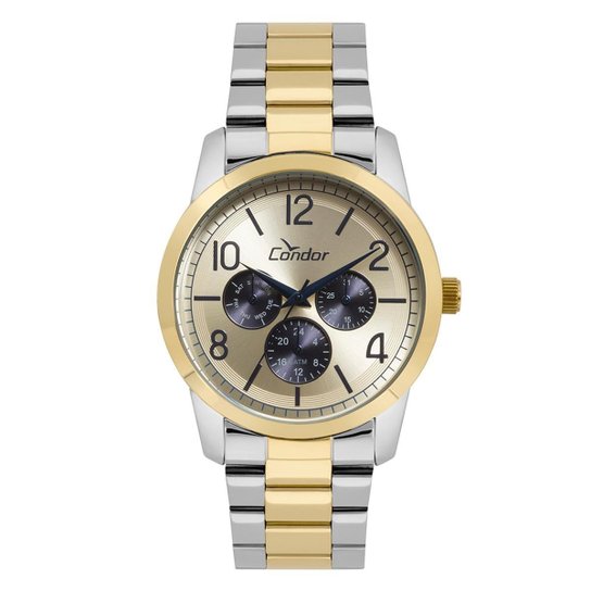 Relógio Condor Feminino Bracelete Bicolor - CO6P29IK/5D CO6P29IK/5D - Prata+Dourado