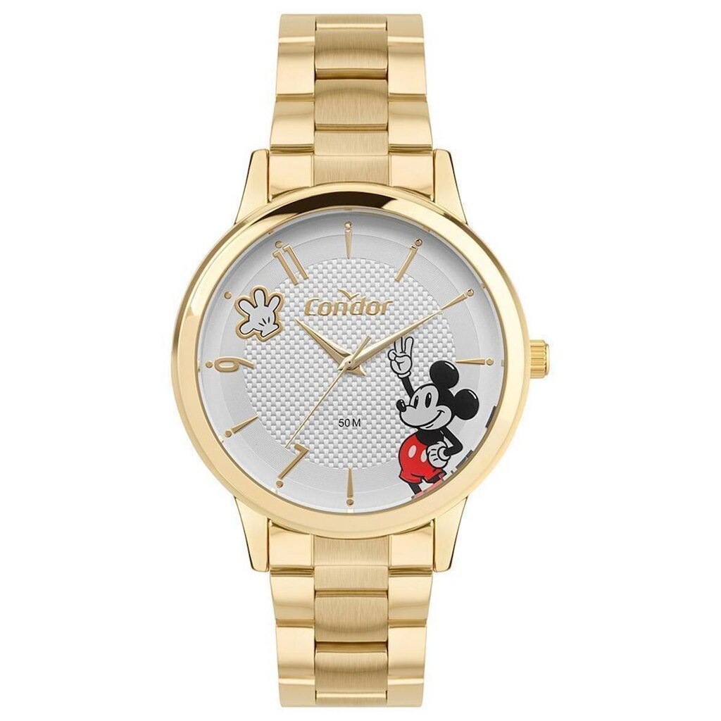 Relógio Condor Feminino Disney Dourado CO2036MYU/4K