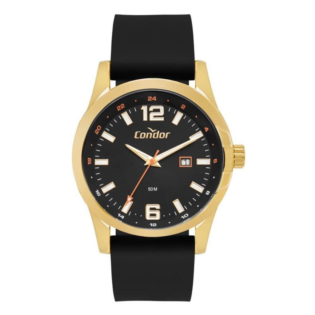 Relógio Condor Masculino Ref: Co2115ndh/5d Esportivo Dourado