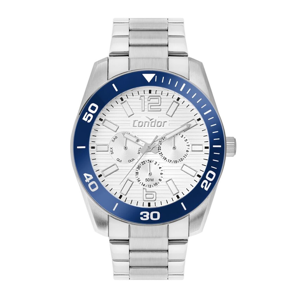 Relógio Condor Masculino Speed Prata - CO6P79AG/4K